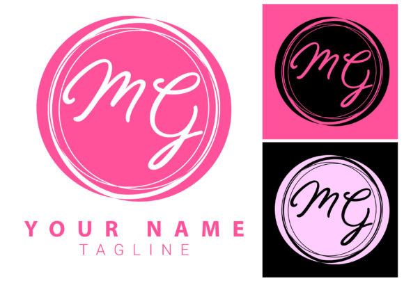 Download MG Initial Letter Signature Logo Design - Signature Collection