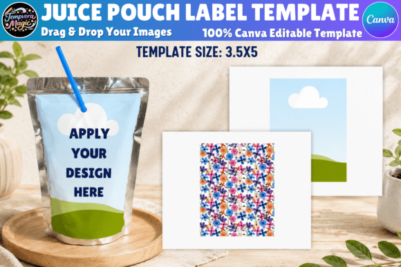 Download Juice Pouch Canva Editable Template - Premium Resources