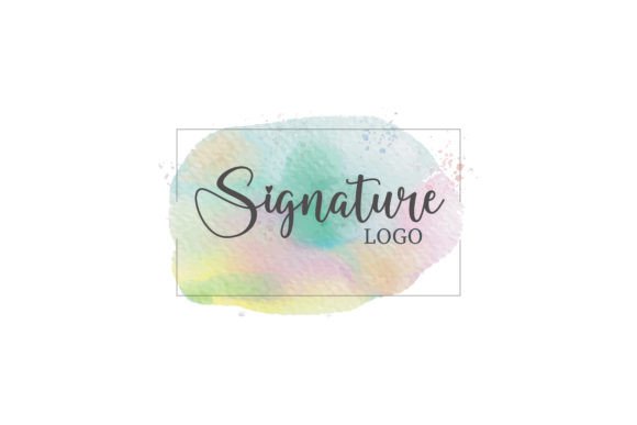 Download Watercolor Signature Logo Design - Signature Collection