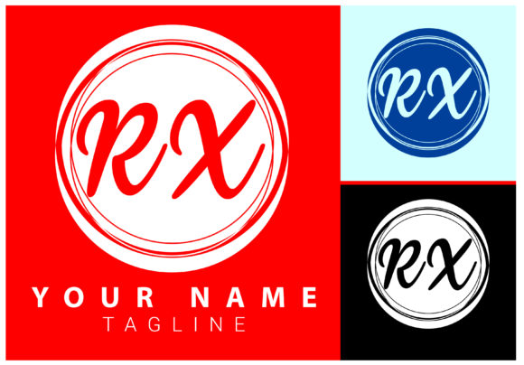 Download RX Initial Letter Signature Logo Design - Signature Collection