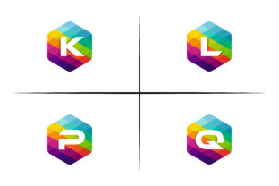 Download Klpq Hexagon Mosaic Logo - Mosaic logo Collection