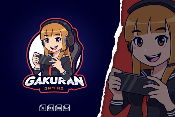 Download Gakuran Gamer Girl Logo - Girl Collection