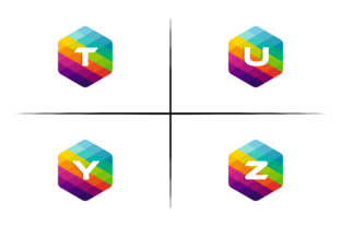 Download Tuyz Hexagon Mosaic Logo - Mosaic logo Collection