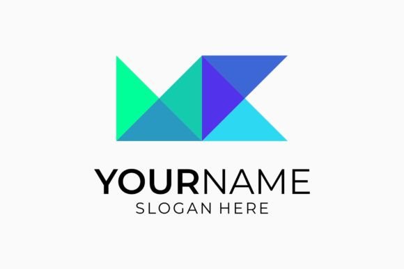 Download Letter M K Modern Color Mosaic Logo - Mosaic logo Collection