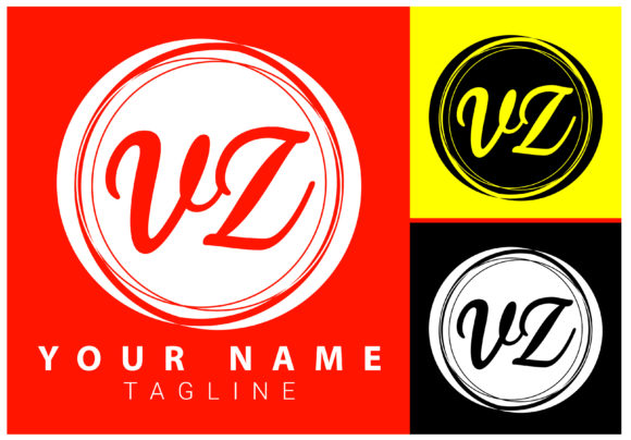 Download VZ Initial Letter Signature Logo Design - Signature Collection