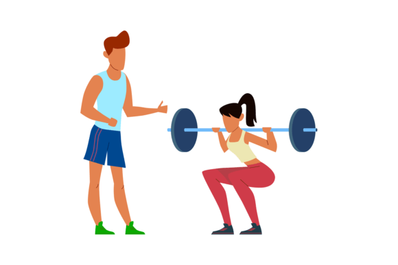 Download Active Sport Woman with Trainer, Girl in - Girl Collection
